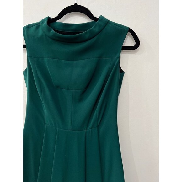 Vince Camuto Size 2P green hidden pocket fit & flare dress - Picture 13 of 13